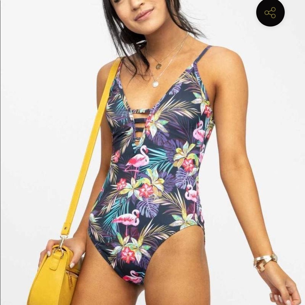 Jungle Fever Purple One-Piece Swimsuit